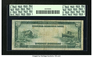 image for: Fr. 982 $20 1914 Federal Reserve Note PCGS Very Fine 20....