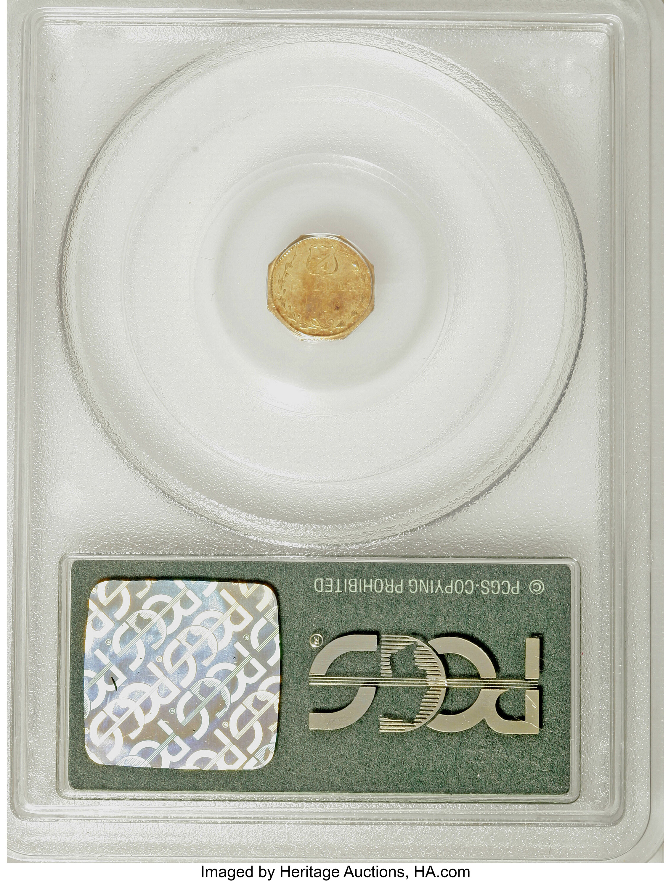 image for: 1869 25C Liberty Octagonal 25 Cents, BG-748, R.5, MS61 PCGS. PCGS Population (6/24). NGC Census: (0/2).   (#10575)From ...