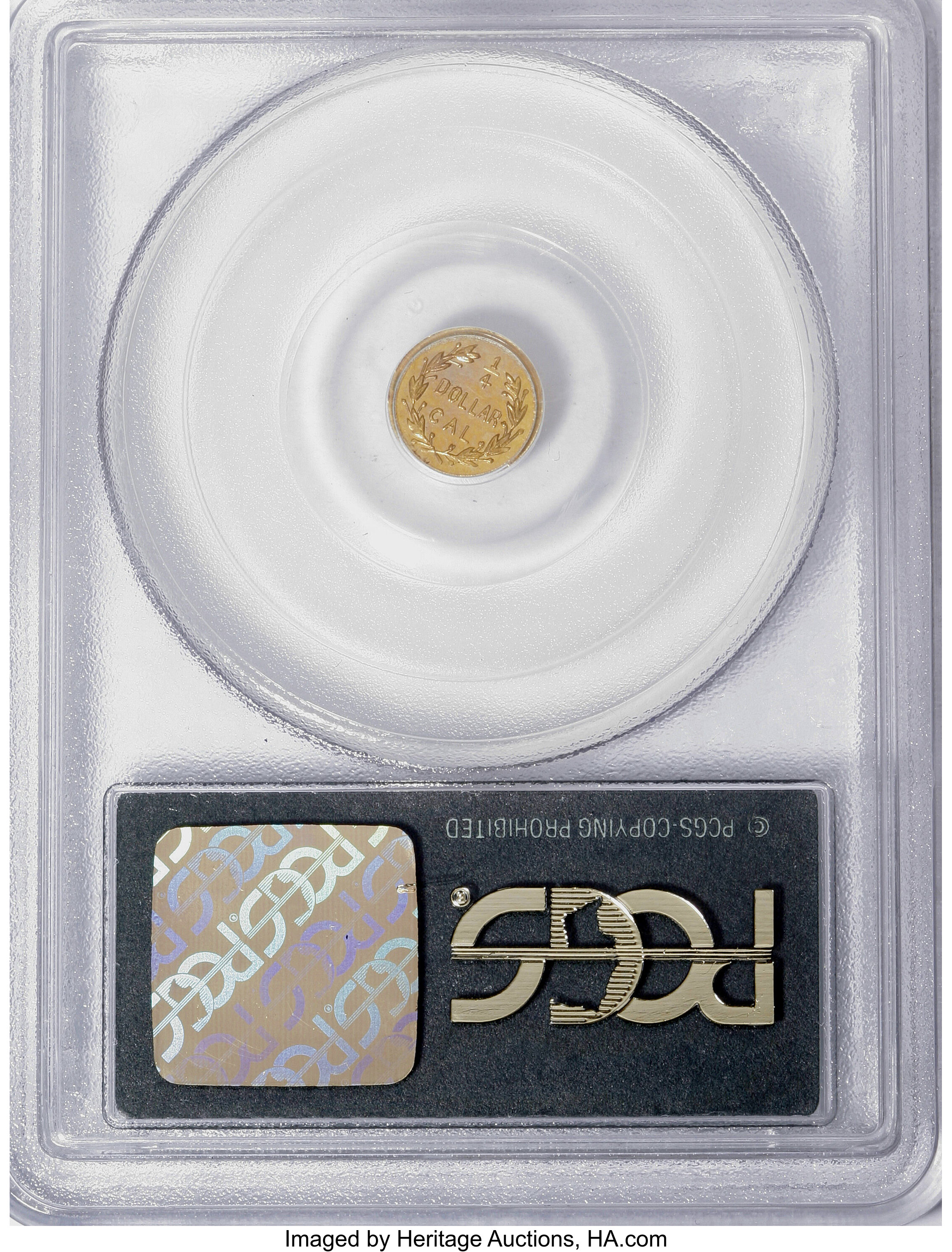 image for: 1871 25C Liberty Round 25 Cents, BG-857, High R.4, MS61 PCGS. PCGS Population (6/41). NGC Census: (0/2).   (#10718)From...