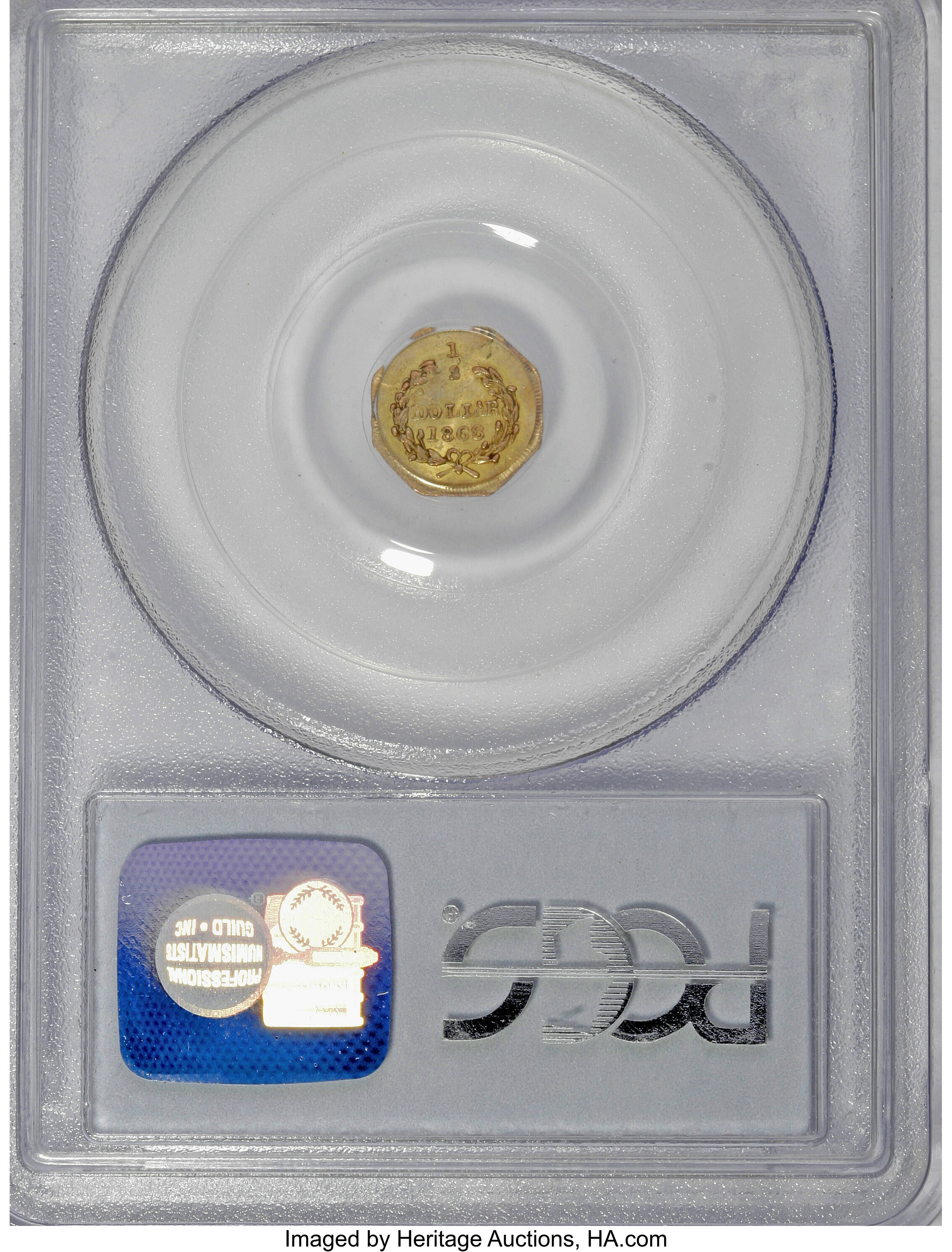 image for: 1868 50C Liberty Octagonal 50 Cents, BG-906, High R.4, MS62 PCGS. PCGS Population (1/44). NGC Census: (0/3).   (#10764)...