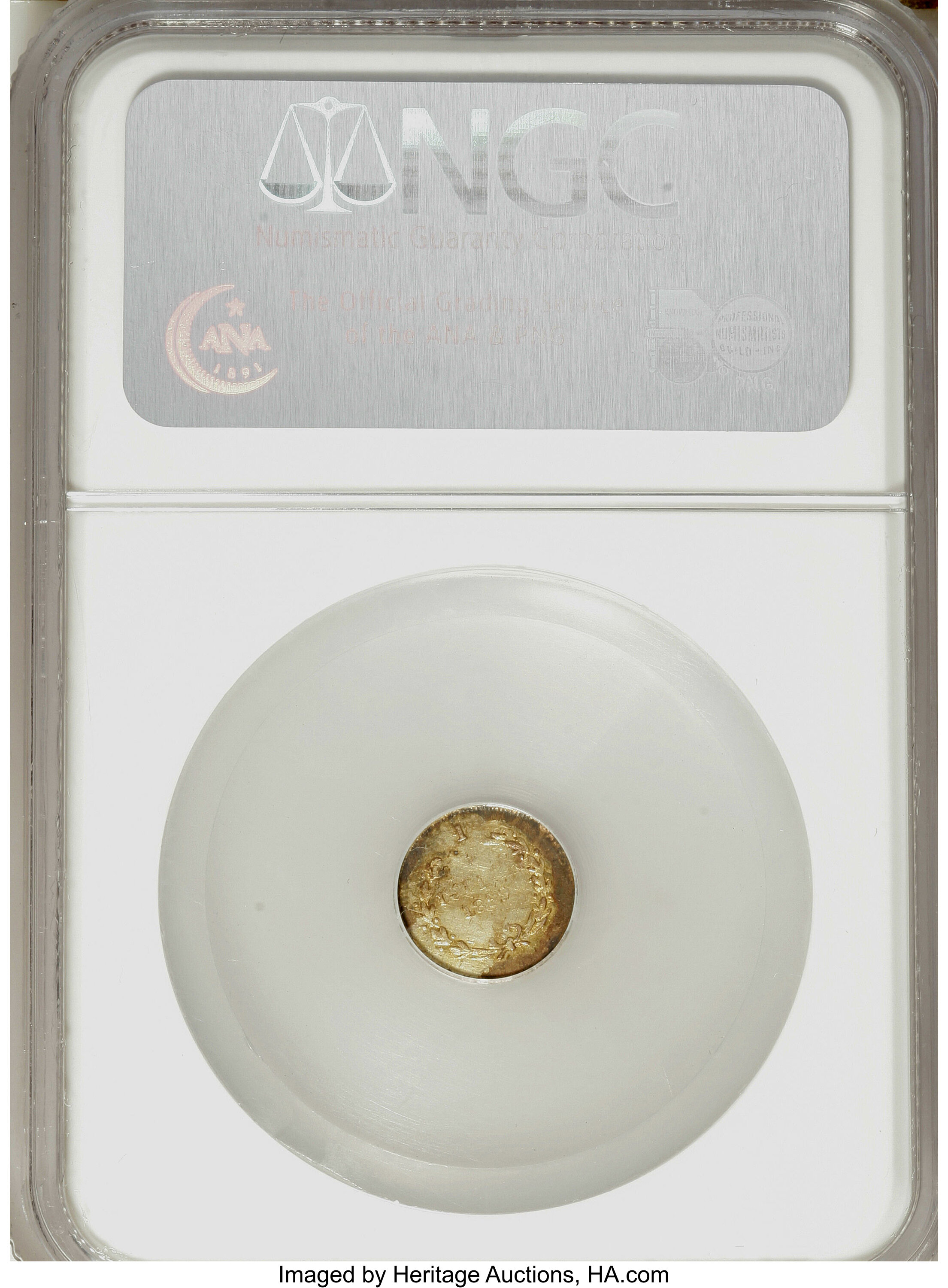 image for: 1859 50C Liberty Round 50 Cents, BG-1004, Low R.6, AU55 NGC. NGC Census: (0/2). PCGS Population (0/12).   (#10833)From ...