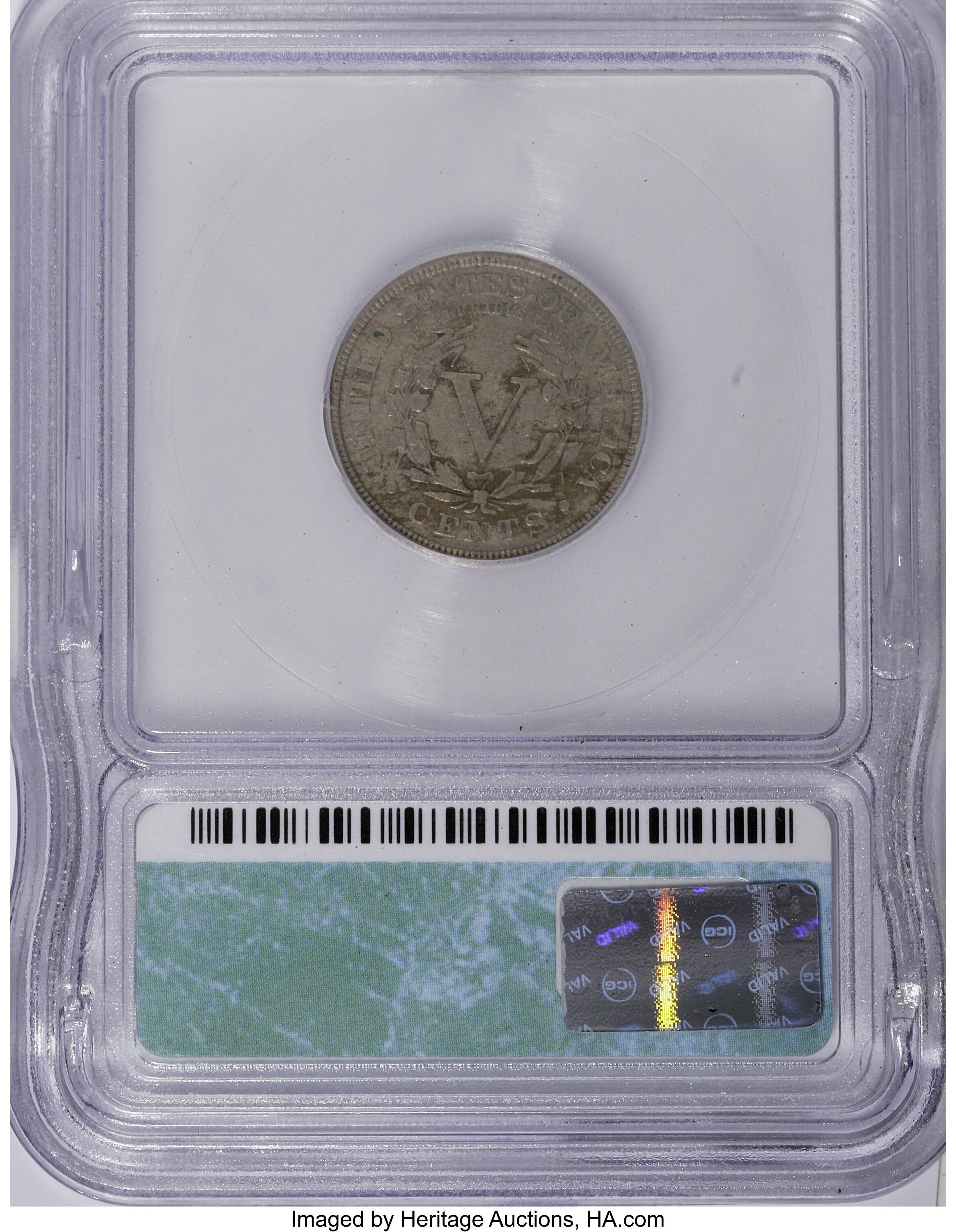 Liberty (V) Nickel 5c No Cents, 1883 [Type] VG10 thumbnail 12
