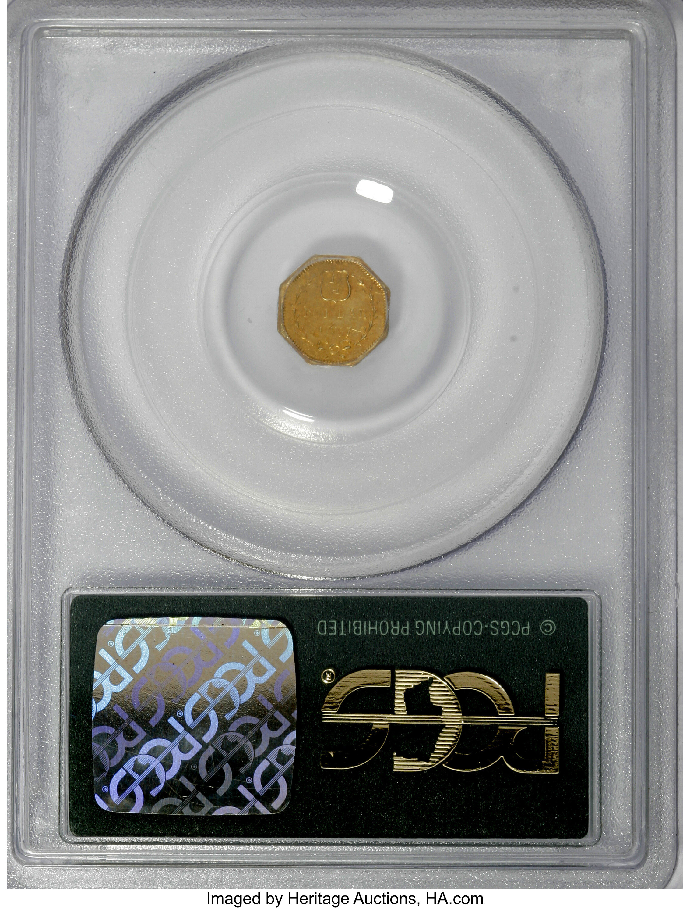 image for: 1867 25C Liberty Octagonal 25 Cents, BG-742, Low R.7, MS62 PCGS....