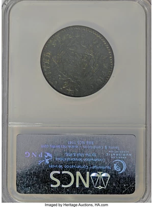 image for: 1794 1C Head of 1794, S-65, B-51, R.1--Corroded--NCS. XF Details. NGC Census: (0/0). PCGS Population (0/1). (#35654)...