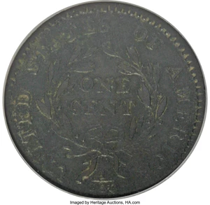 image for: 1794 1C Head of 1794, S-65, B-51, R.1--Corroded--NCS. XF Details. NGC Census: (0/0). PCGS Population (0/1). (#35654)...