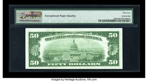 image for: Fr. 1880-I $50 1929 Federal Reserve Bank Note. PMG Choice Uncirculated 64 EPQ....