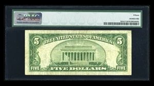 image for: Fr. 1954-F $5 1928D Federal Reserve Note. PMG Choice Fine 15....