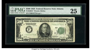 image for: Fr. 2200-F $500 1928 Federal Reserve Note. PMG Very Fine 25....