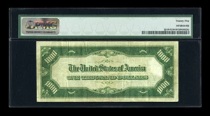 image for: Fr. 2210-F $1000 1928 Federal Reserve Note. PMG Very Fine 25....