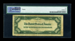 image for: Fr. 2212-I $1000 1934A Federal Reserve Note. PMG Very Good 10....