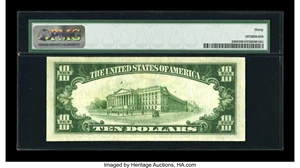 image for: Fr. 2308 $10 1934 North Africa Silver Certificate. PMG Very Fine 30....