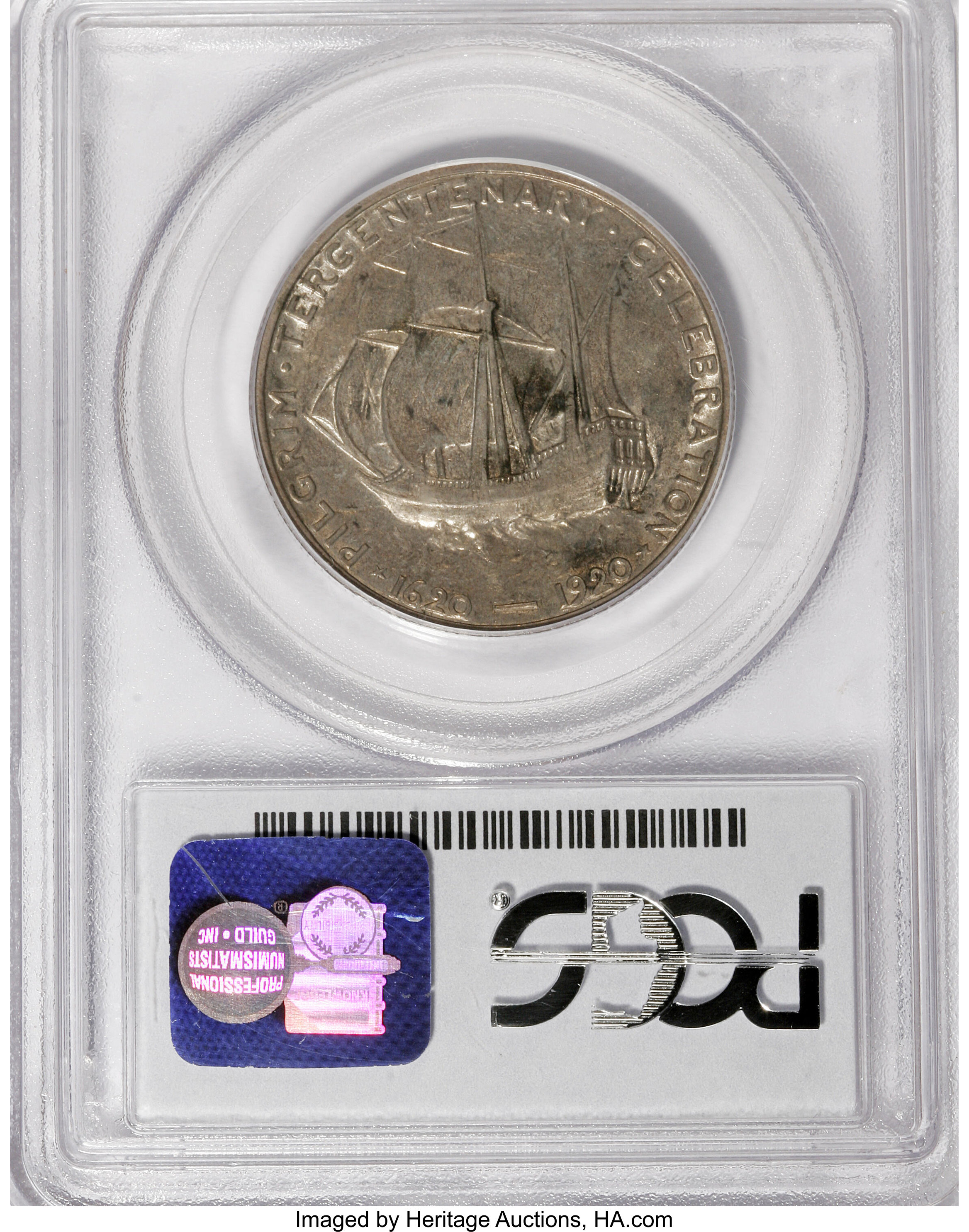 1920 50c Pilgrim VF35 CAC thumbnail 16