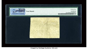 image for: Georgia 1776 3d PMG Very Fine 25 NET....