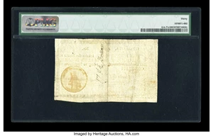 image for: Georgia 1776 $1 PMG Very Fine 30....
