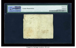 image for: Georgia June 8, 1777 $4 PMG Very Fine 25 NET....