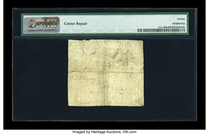 image for: Georgia June 8, 1777 $4 PMG Very Fine 20....
