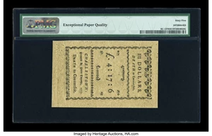 image for: South Carolina December 23, 1776 $3 PMG Gem Uncirculated 65 EPQ....