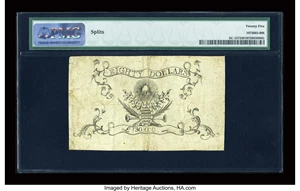 image for: South Carolina February 8, 1779 $80 PMG Very Fine 25....