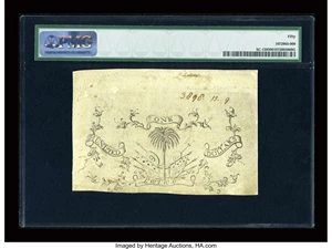 image for: South Carolina February 8, 1779 $100 PMG About Uncirculated 50....