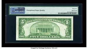 image for: Fr. 1951-I $5 1928A Federal Reserve Note. PMG Choice Very Fine 35 EPQ....