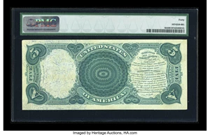 image for: Fr. 66 $5 1875 Legal Tender PMG Extremely Fine 40....
