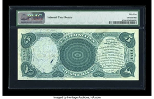 image for: Fr. 67 $5 1875 Legal Tender PMG About Uncirculated 55....