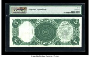 image for: Fr. 89 $5 1907 Legal Tender PMG Extremely Fine 40 EPQ....