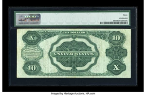 image for: Fr. 300 $10 1891 Silver Certificate PCGS Very Fine 30....