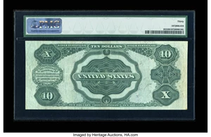 image for: Fr. 303 $10 1908 Silver Certificate PMG Very Fine 30....