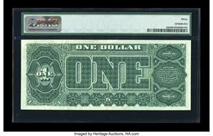 image for: Fr. 348 $1 1890 Treasury Note PMG Very Fine 30....