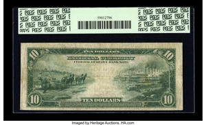 image for: Fr. 813 $10 1915 Federal Reserve Bank Note PCGS Very Fine 20....