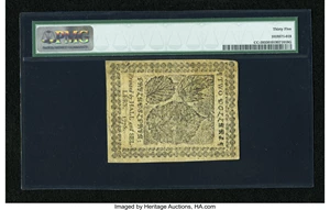 image for: Continental Currency July 22, 1776 $2 PMG Choice Very Fine 35....