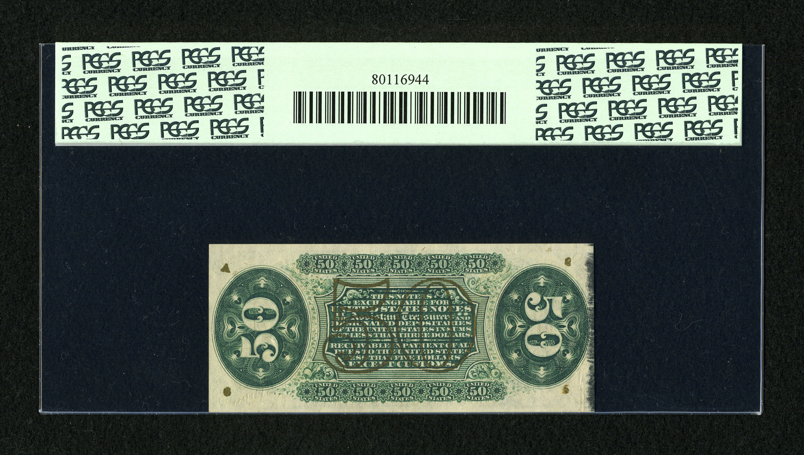 image for: Fr. 1368 50c Third Issue Justice PCGS Choice About New 58PPQ....