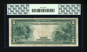 image for: Fr. 874 $5 1914 Federal Reserve Note PCGS Very Fine 25....