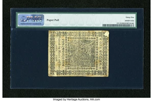 image for: Continental Currency May 9, 1776 $1 PMG Choice Very Fine 35....