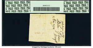 image for: North Carolina April 23, 1761 15s PCGS Apparent Extremely Fine 40....