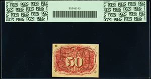 image for: Fr. 1320 50¢ Second Issue PCGS Choice About New 58PPQ....