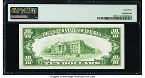 image for: Fr. 2000-F $10 1928 Federal Reserve Note. PMG Choice Uncirculated 64....