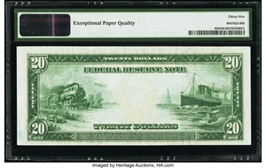 image for: Fr. 988 $20 1914 Federal Reserve Note PMG Choice Very Fine 35 EPQ....