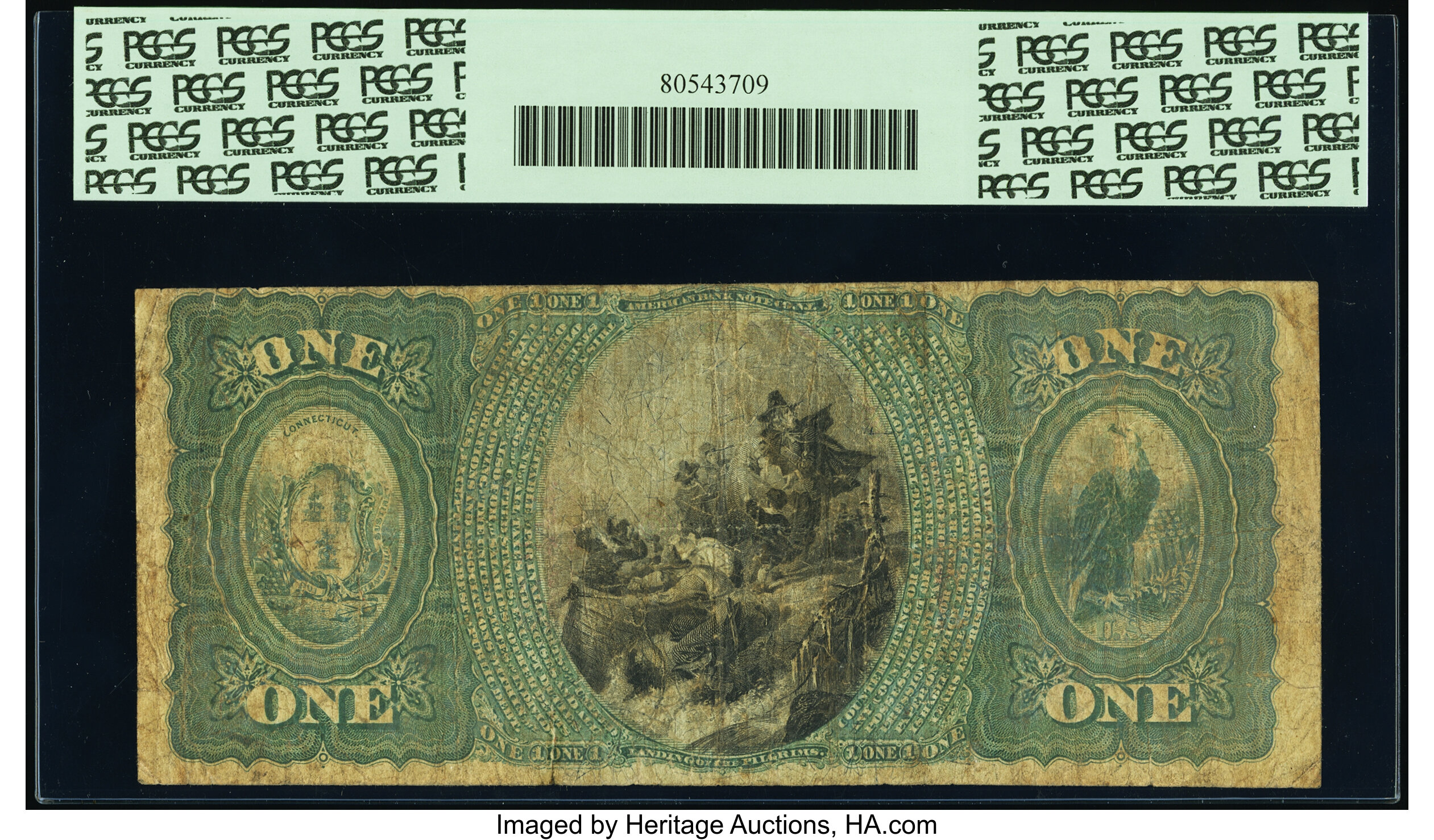 image for: Deep River, CT - $1 1875 Fr. 385 The Deep River National Bank Ch. # 1139 PCGS Apparent Very Good 10....
