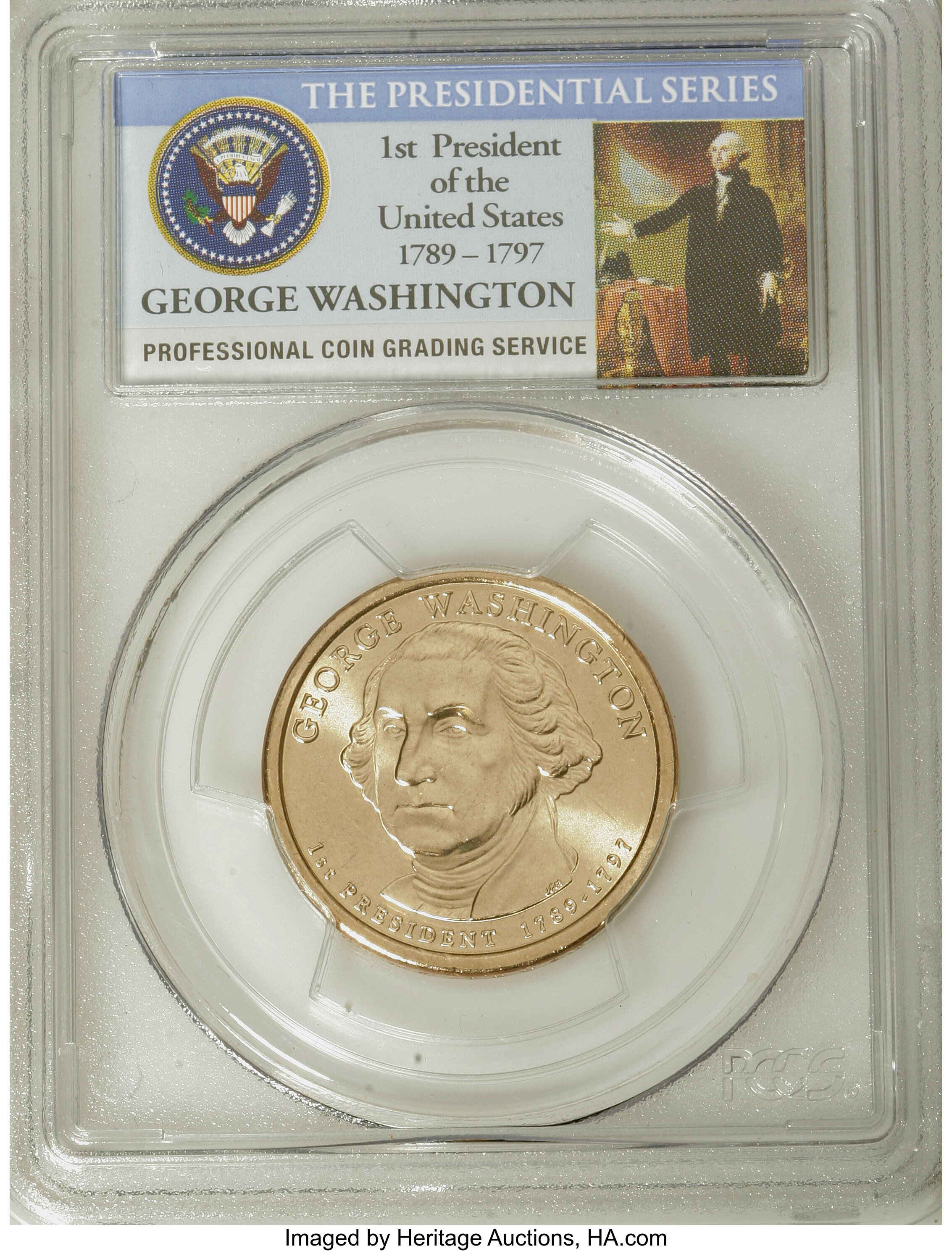 image for: 2007-D $1 Washington First Day of Issue MS66 PCGS. PCGS Population (1/630). NGC Census: (0/0).   (#390548)...