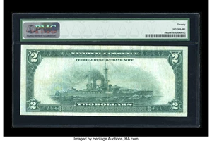 image for: Fr. 780 $2 1918 Federal Reserve Bank Note PMG Very Fine 20....