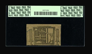 image for: New York January 6, 1776 (Water Works) 8s PCGS Choice New 63PPQ....