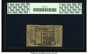 image for: New York January 6, 1776 (Water Works) 2s PCGS New 60....
