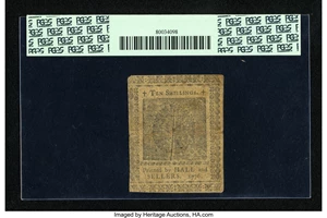 image for: Pennsylvania April 25, 1776 10s PCGS Very Fine 25....