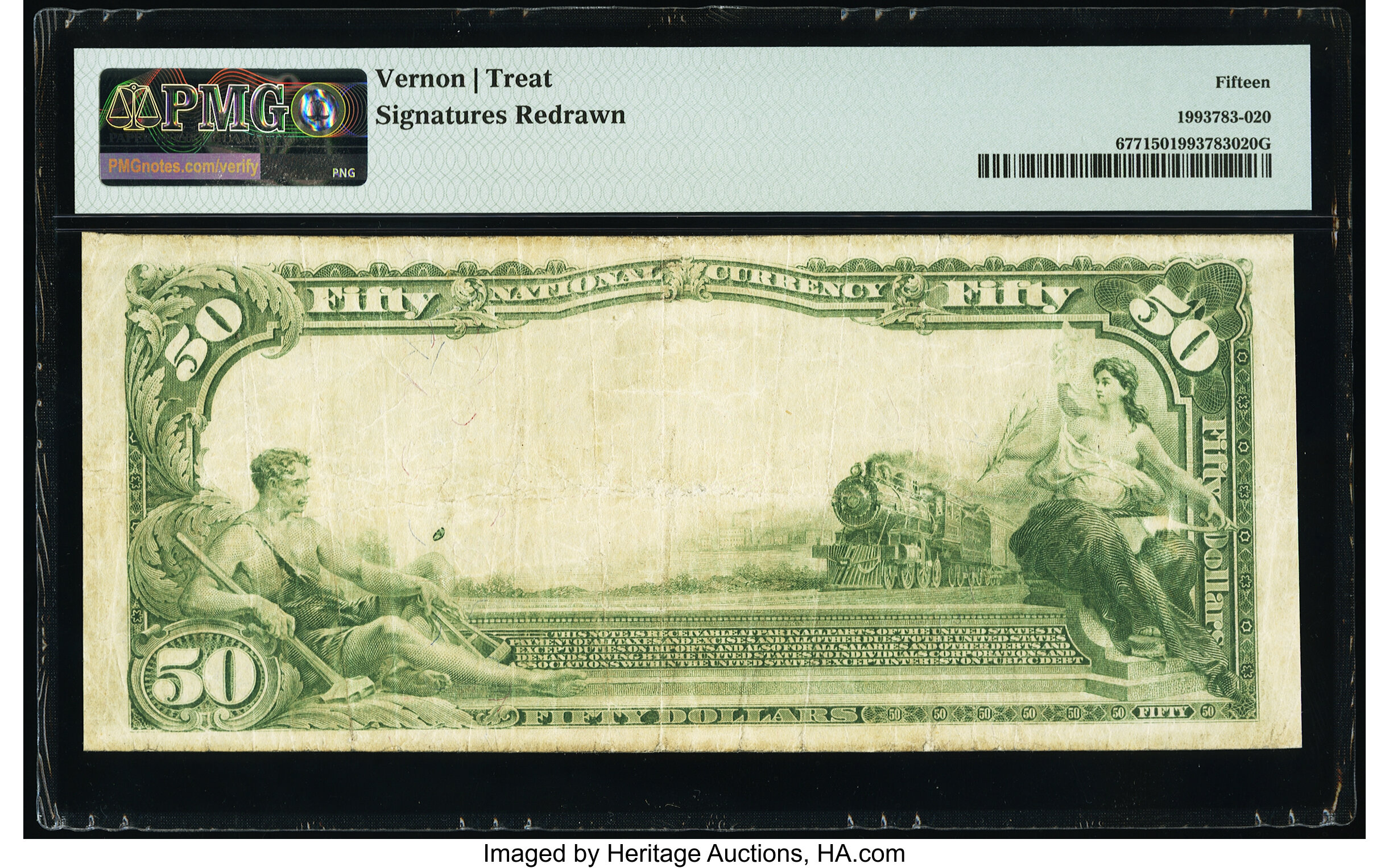 image for: Shreveport, LA - $50 1902 Plain Back Fr. 677 The Commercial National Bank Ch. # 3600 PMG Choice Fine 15....