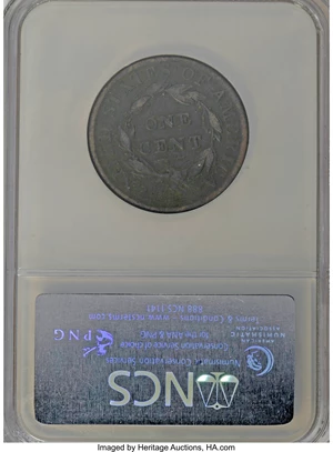 image for: 1808 1C --Corroded,Scratched--B-3, R.1 VG8 NCS.VG Details.S-279. NGC Census: (0/0). PCGS Population (0/2). (#36463)...