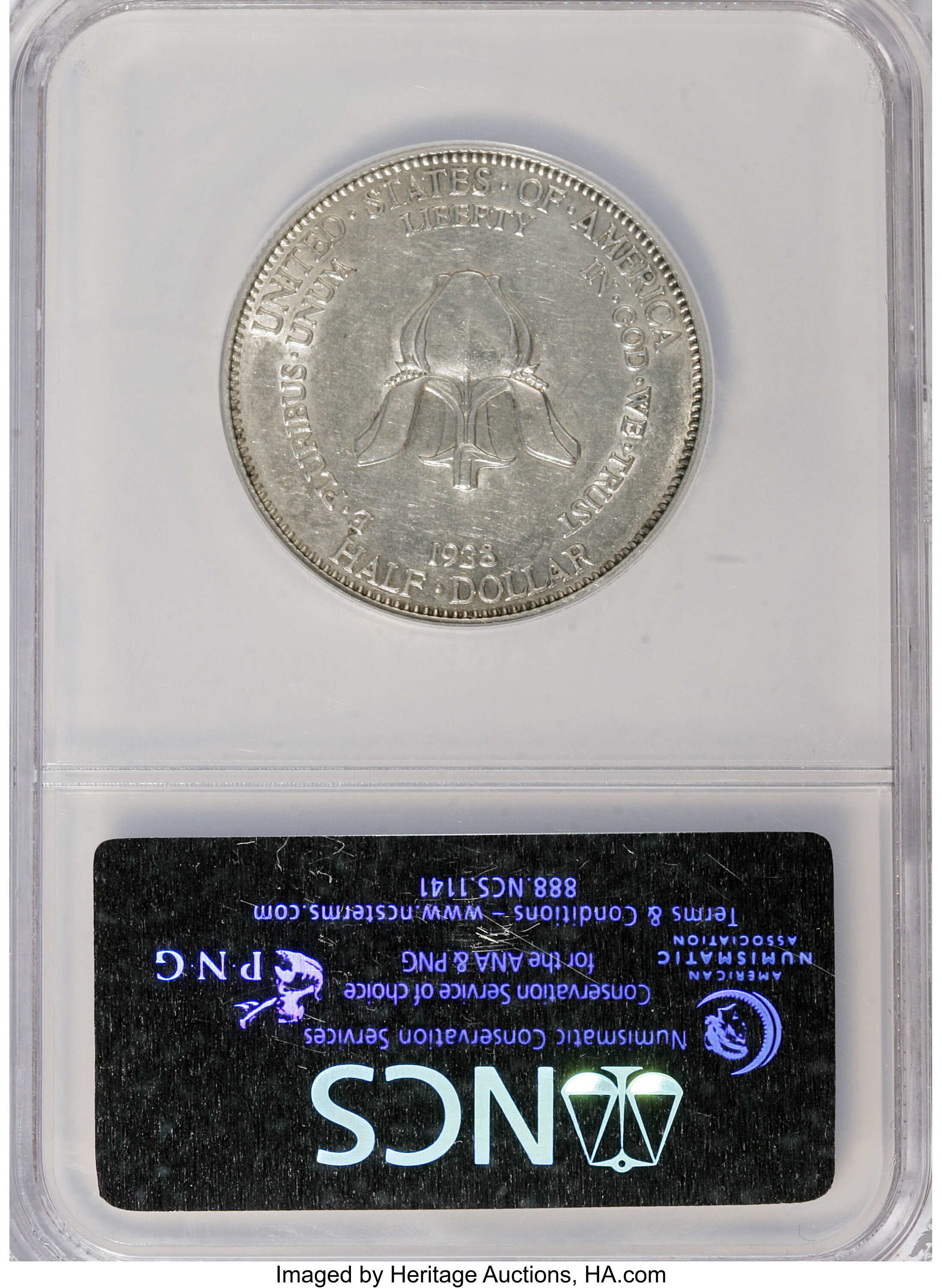 1938 50c New Rochelle XF40 thumbnail 2