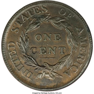 image for: 1810 1C S-284, B-5, R.3--Corroded--NCS. Unc Details....