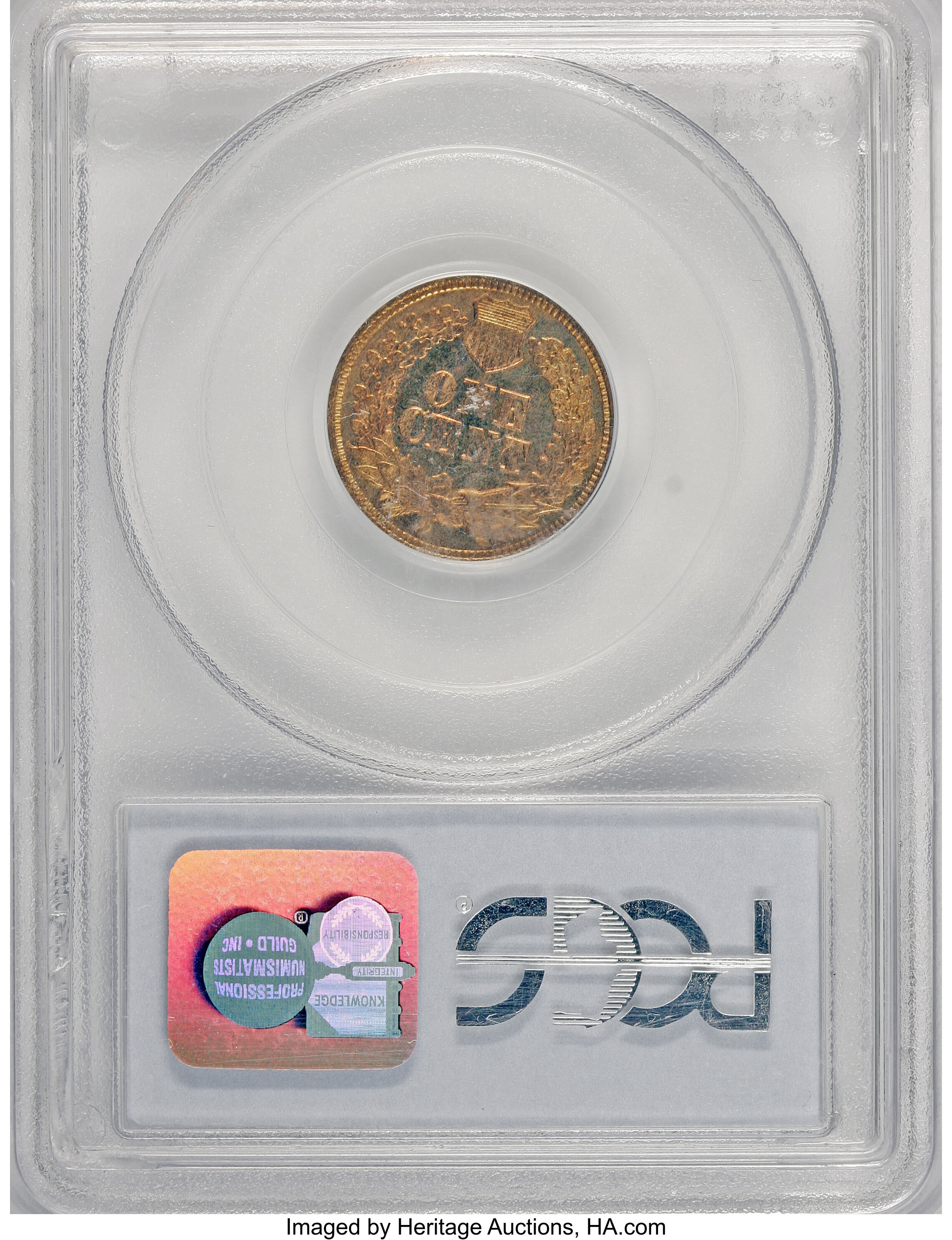 image for: 1870 1C PR65 Red Cameo PCGS....